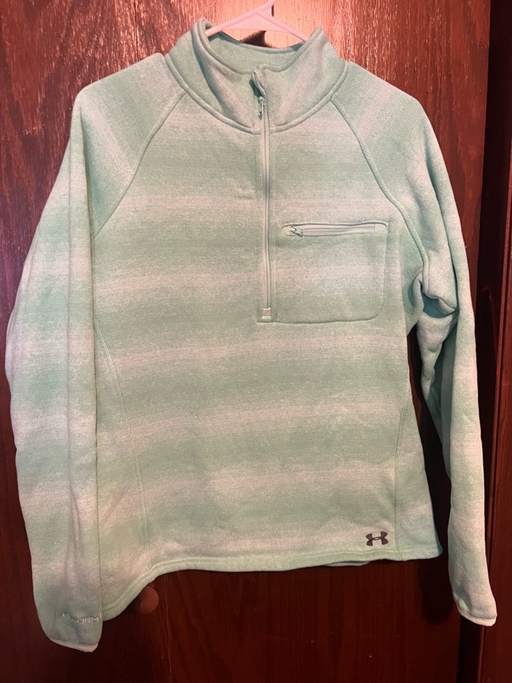 Under Armour Women’s Quarter-Zip Pullover - Mint Stripe